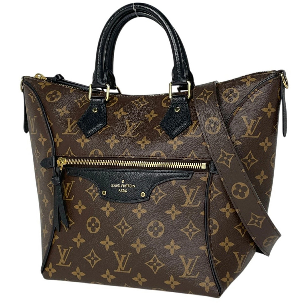 Louis Vuitton Tournelle Shoulder Bag Handbag Monogram Brown Noir Black